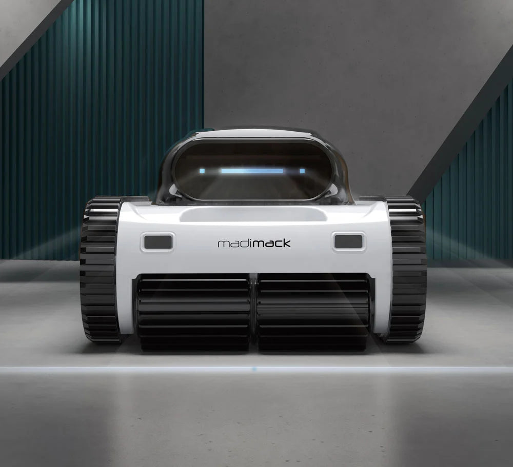 Madimack GT Freedom i30 Cordless Robotic Pool Cleaner. Floor, Wall, Waterline Madimack GT Freedom i30 Cordless Robotic Pool Cleaner. Floor, Wall, Waterline